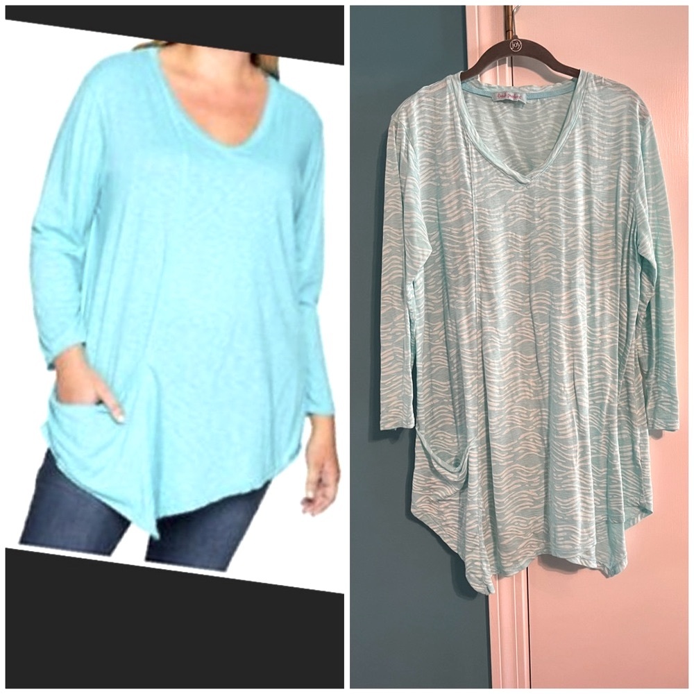 Buy it now! Fresh Produce brand tunic size L 3/4 sleeves